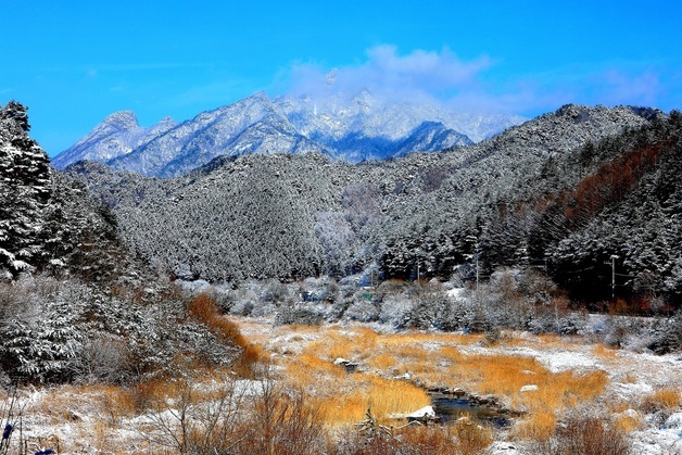 설경이 아름다운 인제 점봉산 자락