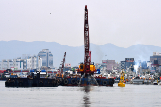 포항 동빈내항 오염퇴적물 정화작업 이달 말 완료