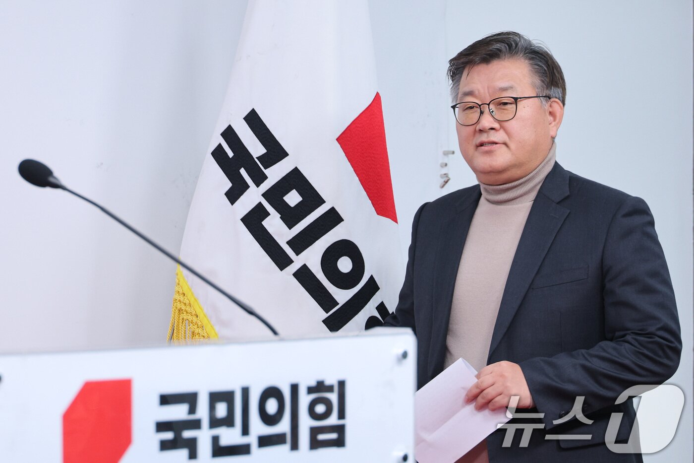 본문 이미지 - 이호선 국민의힘 당무감사위원장. 2025.12.16/뉴스1 ⓒ News1 신웅수 기자