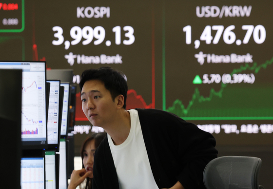 4000선 무너진 코스피