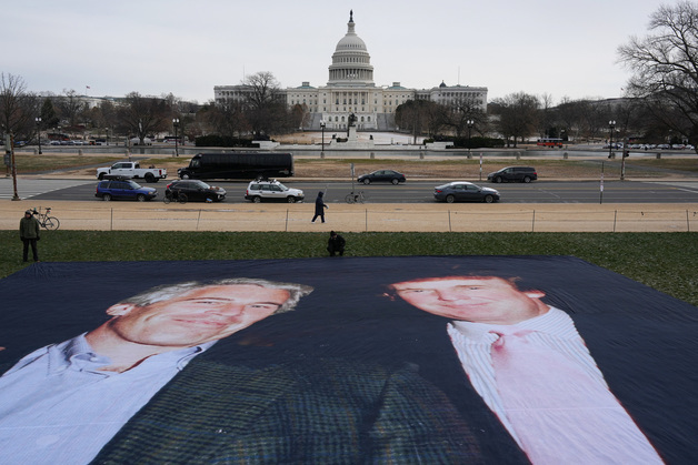 [포토] 트럼프 대통령과 엡스타인의 과거 사진