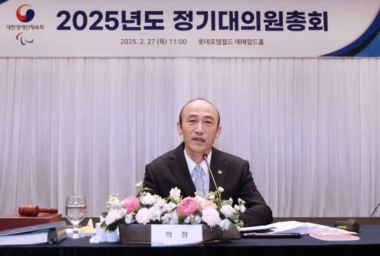 정진완 대한장애인체육회장 "패럴림픽 TV 중계 확대해 달라"