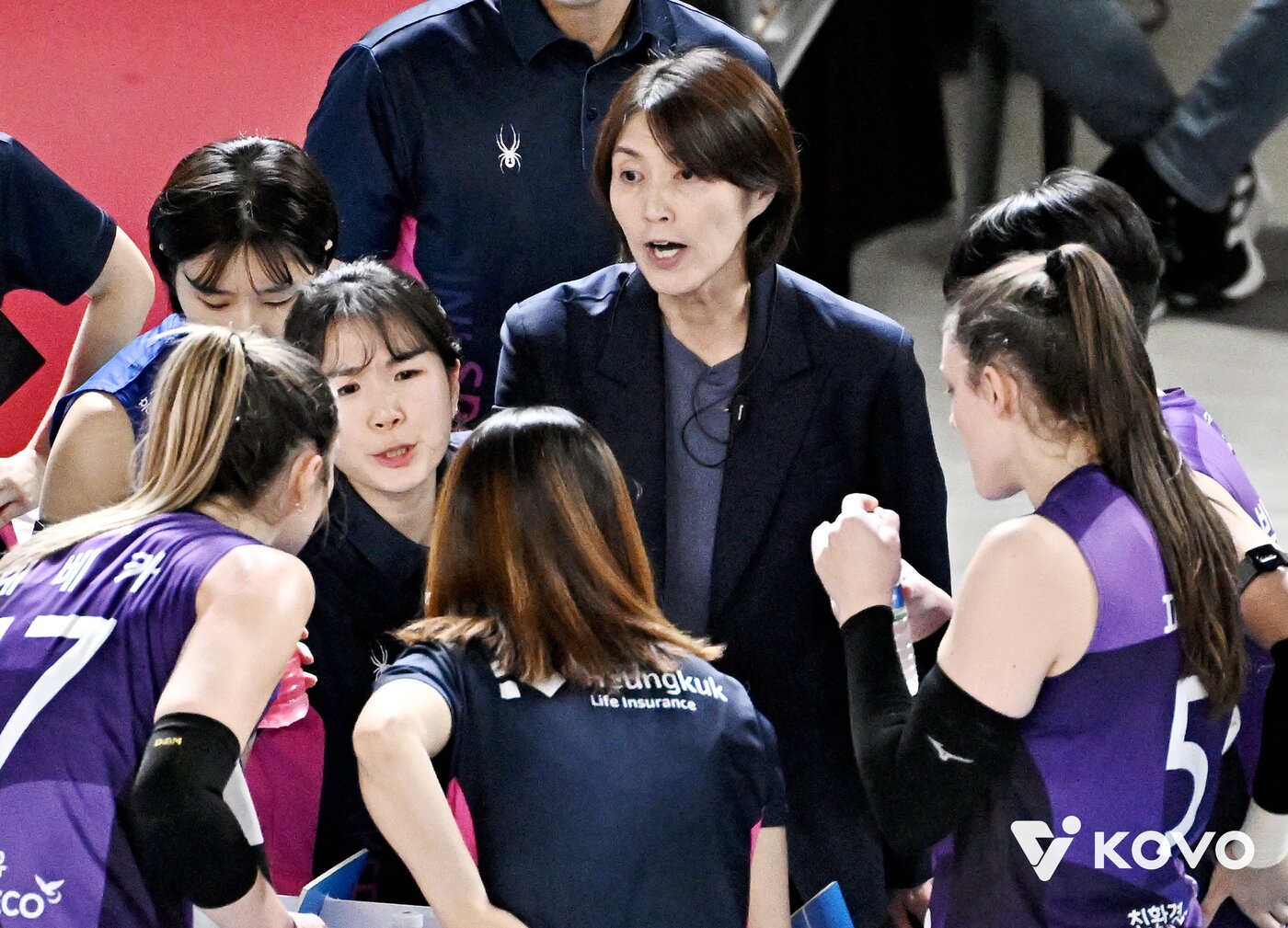 본문 이미지 - 흥국생명 선수들. (KOVO 제공)