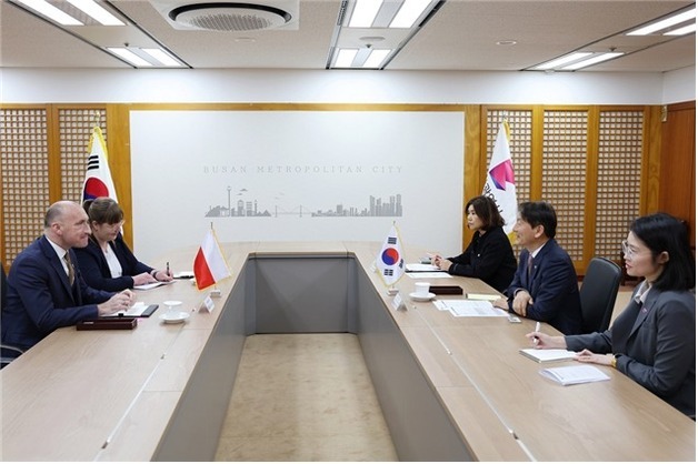 부산시, 주한폴란드대사 접견…"경제특구 간 교류 활성화 기대"