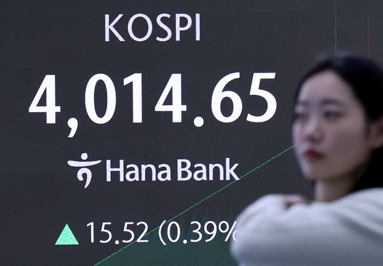 '기관 사자' 코스피 4000선 회복…'외인 팔자' 환율 1480원 목전[시황종합]