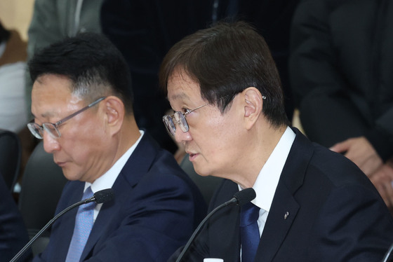 발언하는 이찬진 금융감독원장