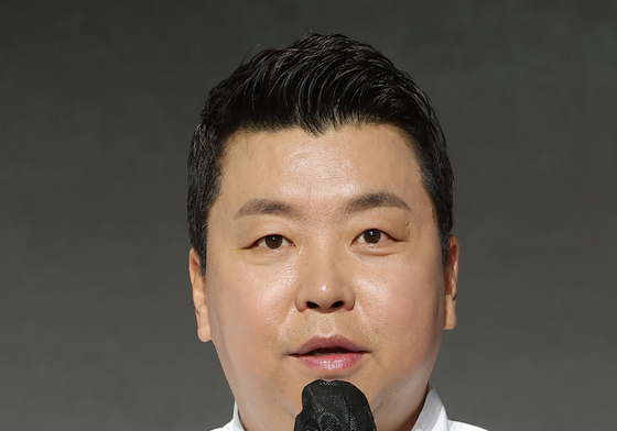 인사말 하는 정호영 셰프