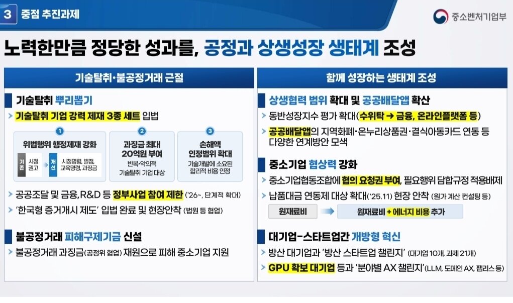 본문 이미지 - 2026년 중기부 업무보고 (중기부 제공. 재판매 및 DB금지)