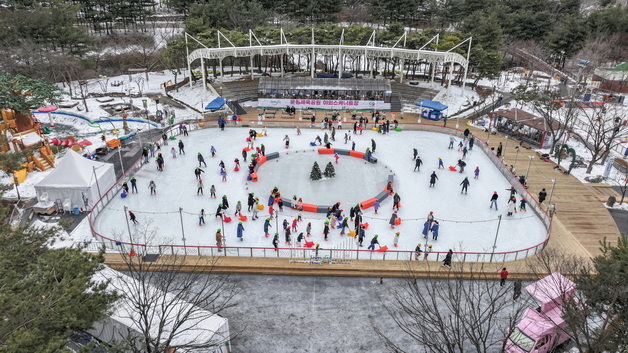 과천시, 문원체육공원 일대 야외스케이트장·썰매장 운영