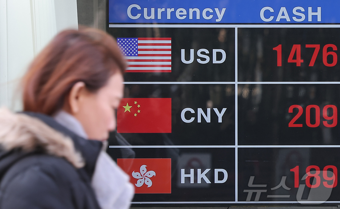 (서울=뉴스1) 김성진 기자 = 달러·원 환율이 장중 1480원을 돌파했다. 환율이 장중 1480원대를 넘은 것은 올해 4월 8일 장중 1482.3원을 기록한 이후 약 8개월 만이 …