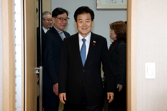 정동영 장관, 원불교 교정원장 예방