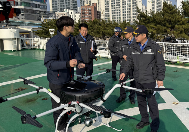 포항해경, 1500톤급 함정에 '수소 드론' 2대 추가…총 4대 운용