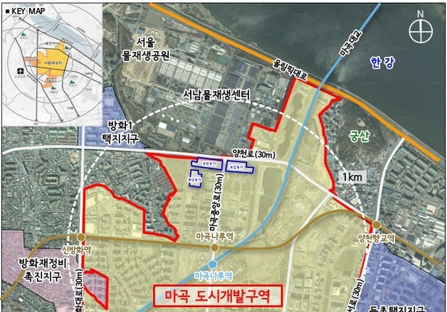 서울 마곡 유보지 개발계획 변경…산업·업무·문화 복합 개발 추진