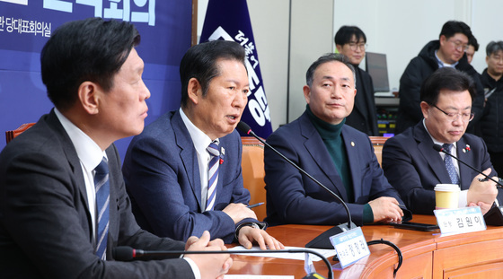 시·도당지방선거기획단 연석회의 주재하는 정청래