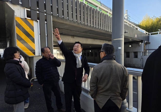 송인석 대전시의원, 인동 지하차도 누수 현장 점검