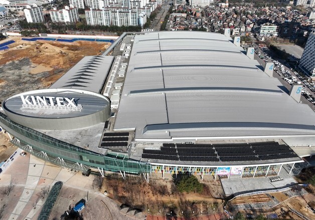 고양시, 킨텍스 옥상 태양광 발전시설 운영…연 7000만원 수익