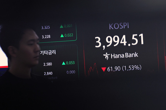 코스피 하락 마감