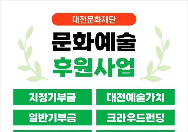 대전문화재단 '지역 중심 예술과 기업 동반성장 대상' 우수재단 선정