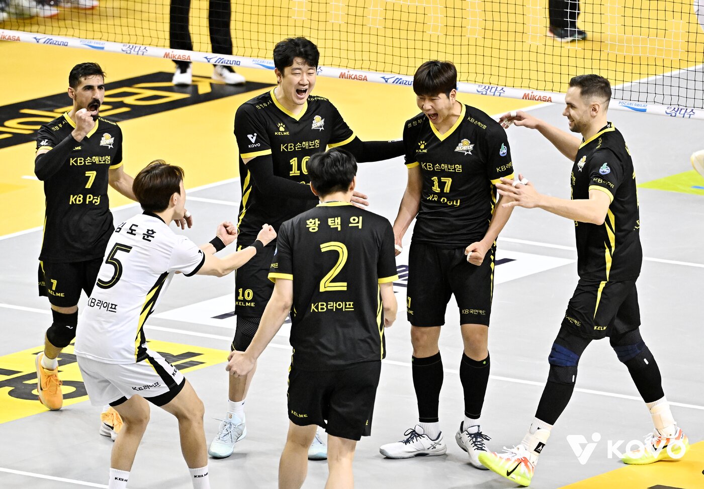 본문 이미지 - KB손해보험이 4연패를 끊었다. (KOVO 제공)