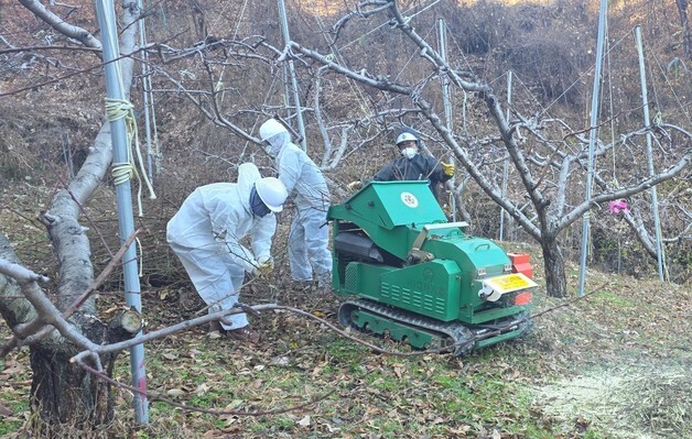 "산불 원인 미리 없앤다"…청주시, 내달 19일까지 영농부산물 파쇄