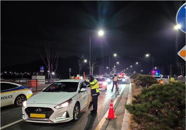 경기북부서 전날밤 두 시간 만에 음주운전자 13명 적발