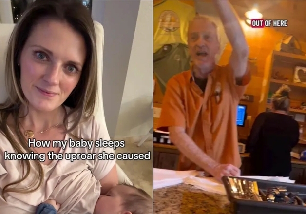 "공공장소 모유 수유가 잘못인가요?"…레스토랑서 쫓겨난 엄마