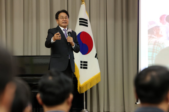 강기정 시장, 광주 군공항 이전 주민 설명회