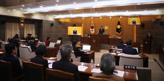 단양군의회 내년도 예산 4949억원 확정…본 예산 '24억원 삭감'