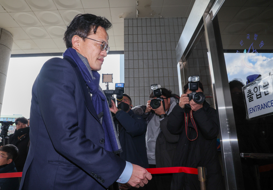 박주민 '패스트트랙 1심 선고 출석'