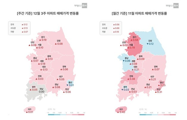 "매물 부족에 호가 올랐다"…서울 아파트값 일주일새 0.1% 상승