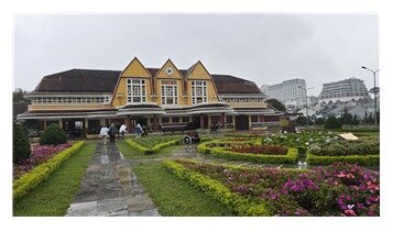 본문 이미지 - 프랑스 식민지 시절 건설한 달랏의 기차역