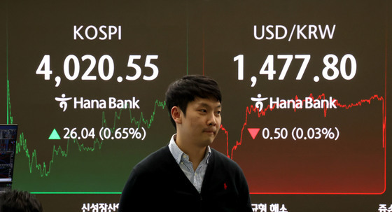 코스피 4020대 상승 마감