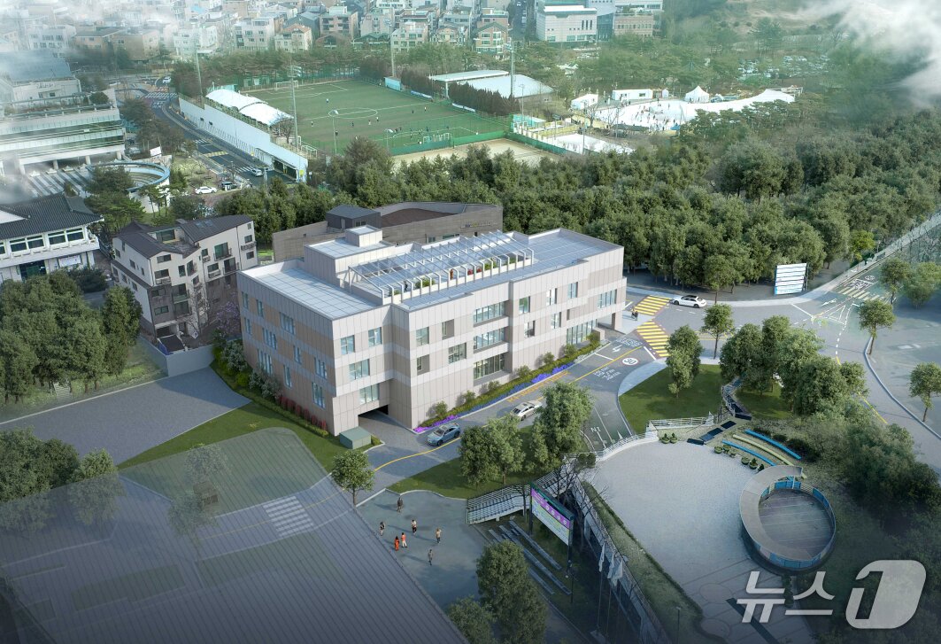 본문 이미지 - 행복드림센터 조감도.(과천시 제공)