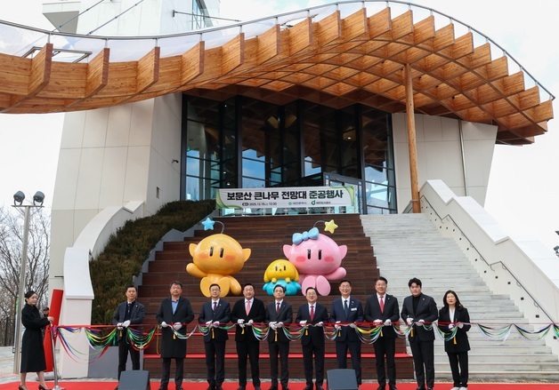 대전 '보문산 큰나무 전망대' 준공…내년 2월 개장