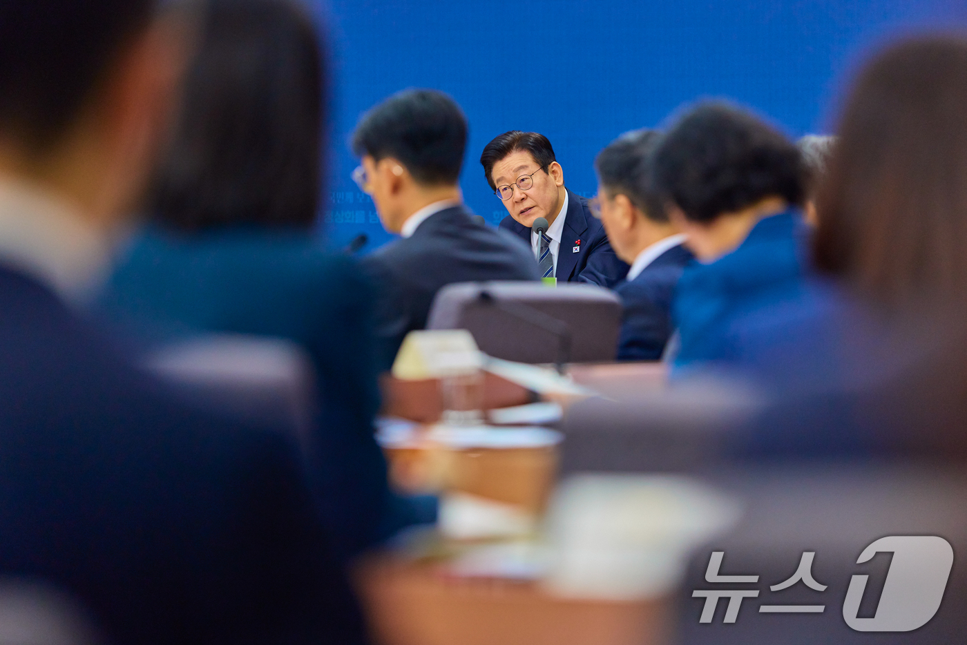 (서울=뉴스1) 허경 기자 = 이재명 대통령이 19일 서울 종로구 정부서울청사 별관에서 열린 금융위원회·공정거래위원회 업무보고에서 발언하고 있다. (대통령실 제공. 재판매 및 DB …