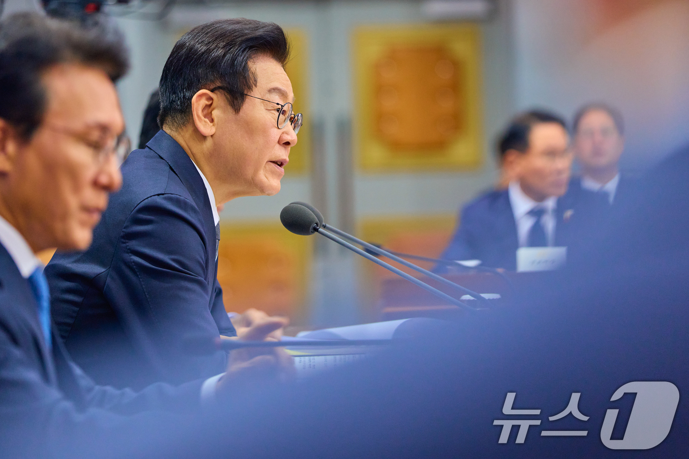 (서울=뉴스1) 허경 기자 = 이재명 대통령이 19일 서울 종로구 정부서울청사 별관에서 열린 금융위원회·공정거래위원회 업무보고에서 발언하고 있다. (대통령실 제공. 재판매 및 DB …