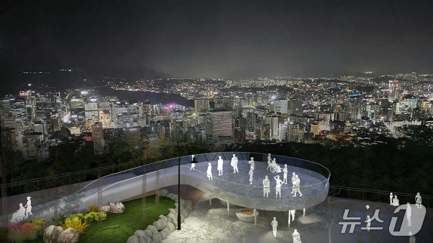본문 이미지 - 남산에 들어서게 될 360도 전망대.&#40;서울시 제공&#41;
