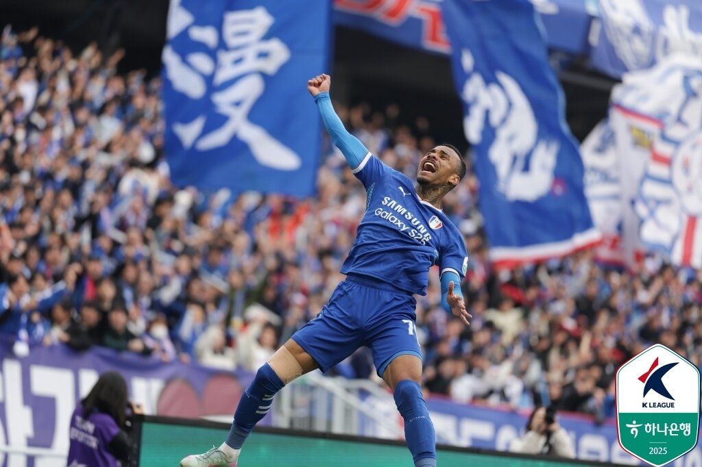 본문 이미지 - 수원 삼성의 세라핌. &#40;한국프로축구연맹 제공&#41;