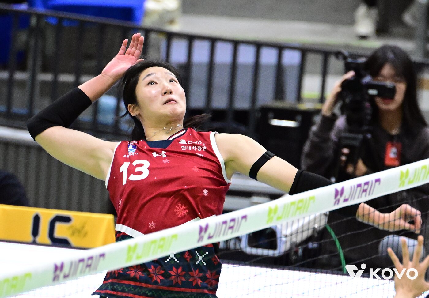 본문 이미지 - 현대건설 정지윤. (KOVO 제공)