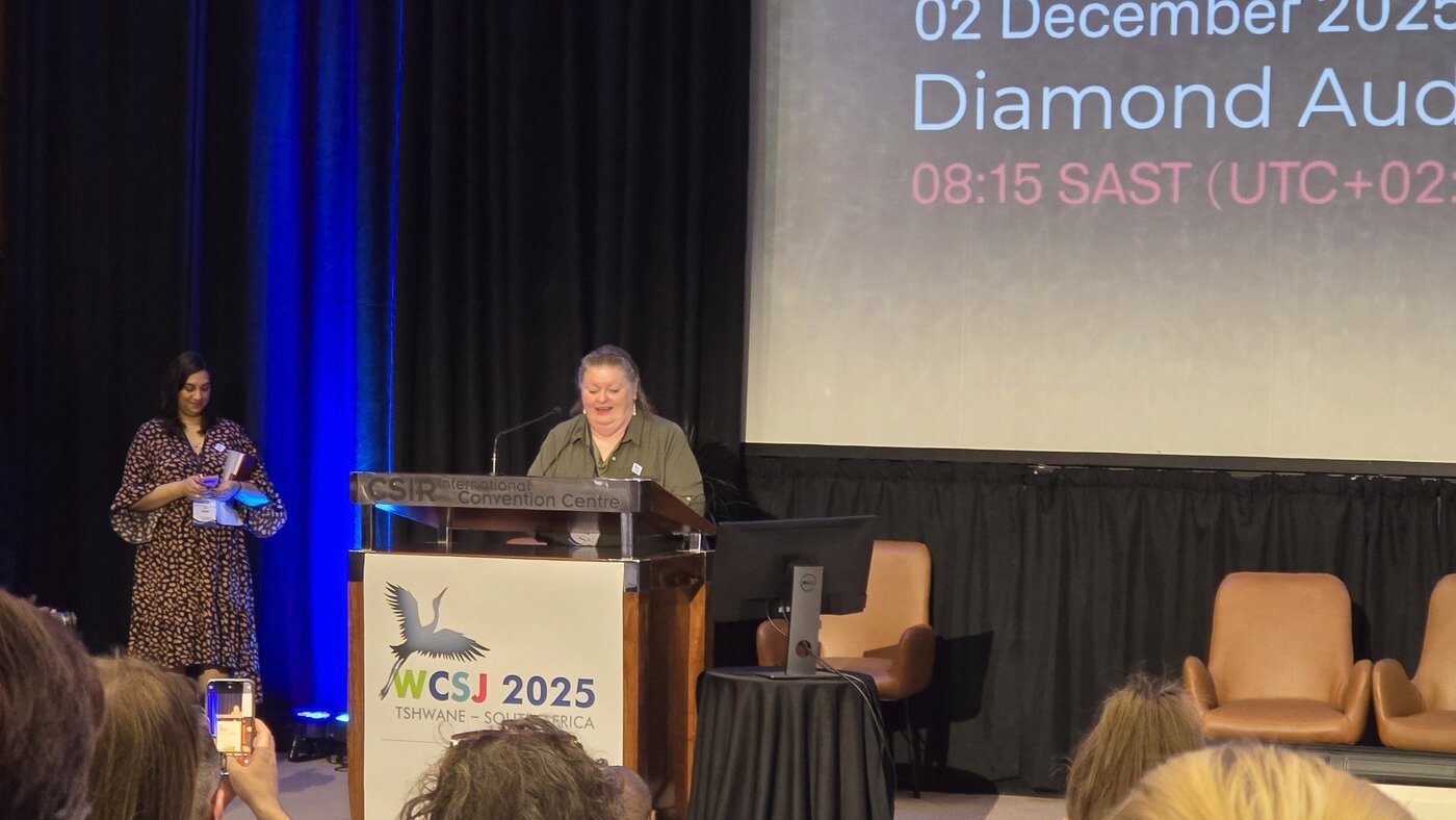 본문 이미지 - 맨디 스몰혼 남아공 과학기자협회&#40;SASJA&#41; 회장./한국과학기자협회 공동취재단