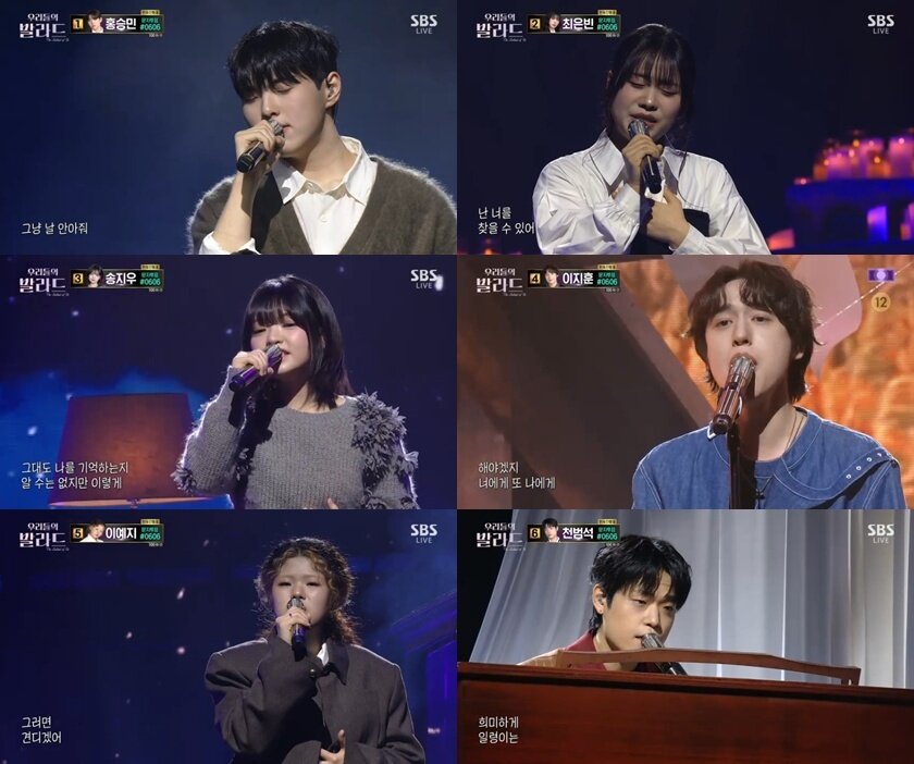 본문 이미지 - SBS '우리들의 발라드' 캡처