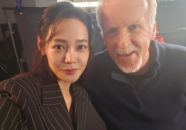 안현모, '아바타' 제임스 캐머런과 다정 투샷 "세상 환하게 반가워해"