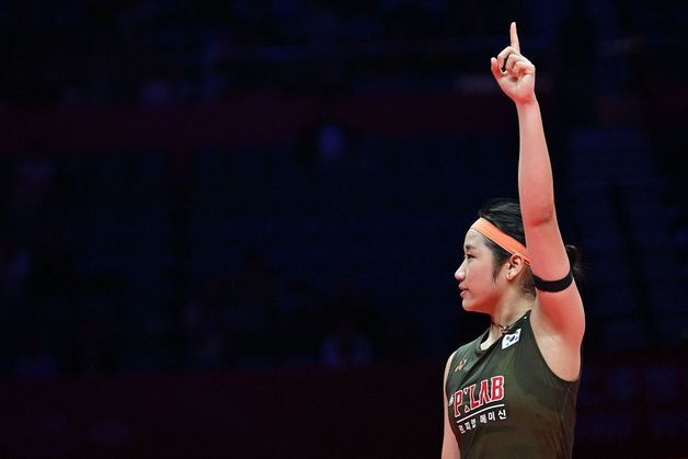 월드투어 파이널스 2025 여자 단식 결승전 진출한 안세영