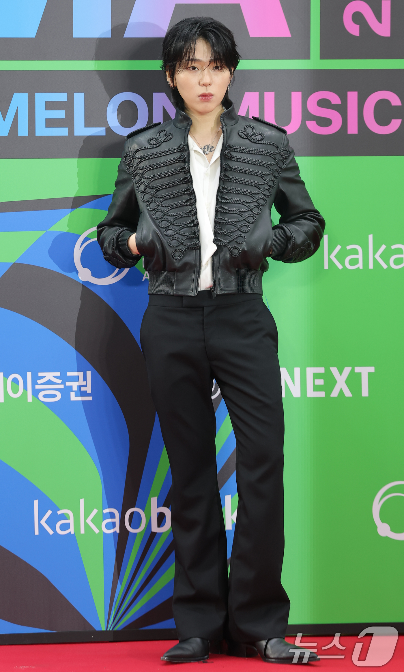 (서울=뉴스1) 권현진 기자 = 가수 지코가 20일 서울 구로구 고척스카이돔에서 열린 '2025 멜론뮤직어워드(MMA2025)' 레드카펫 행사에 참석해 포즈를 하고 있다. 2025 …