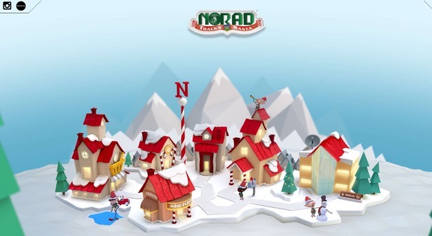 산타클로스 어디쯤 왔나…노라드, 올해도 실시간 산타 추적