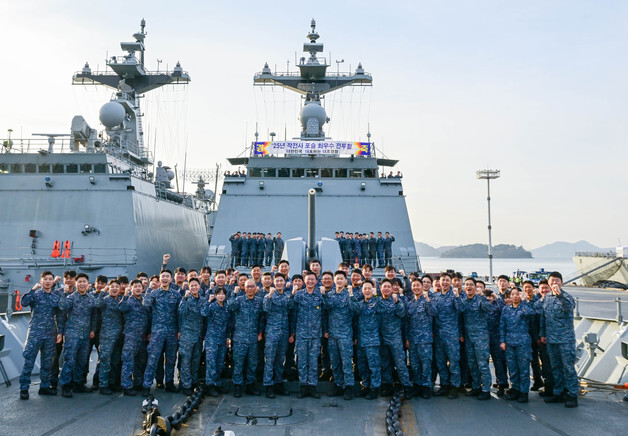 대조영함, 15년 만에 해군 '탑건함'으로 선정