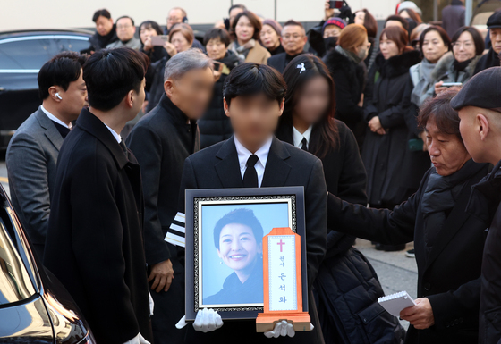 대학로에서 열린 윤석화의 마지막 길