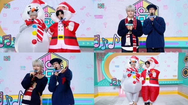 투어스 도훈·지훈, '쇼! 음악중심'서 빛난 환상의 '티키타카'