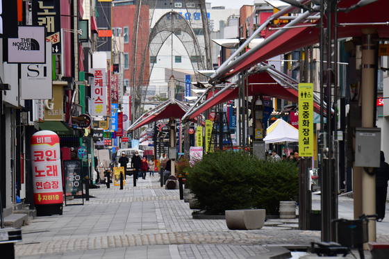 성탄 특수 사리진 포항중앙상가