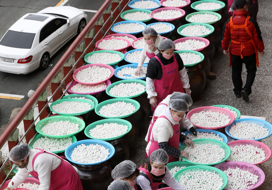 동지팥죽 새알심 건조